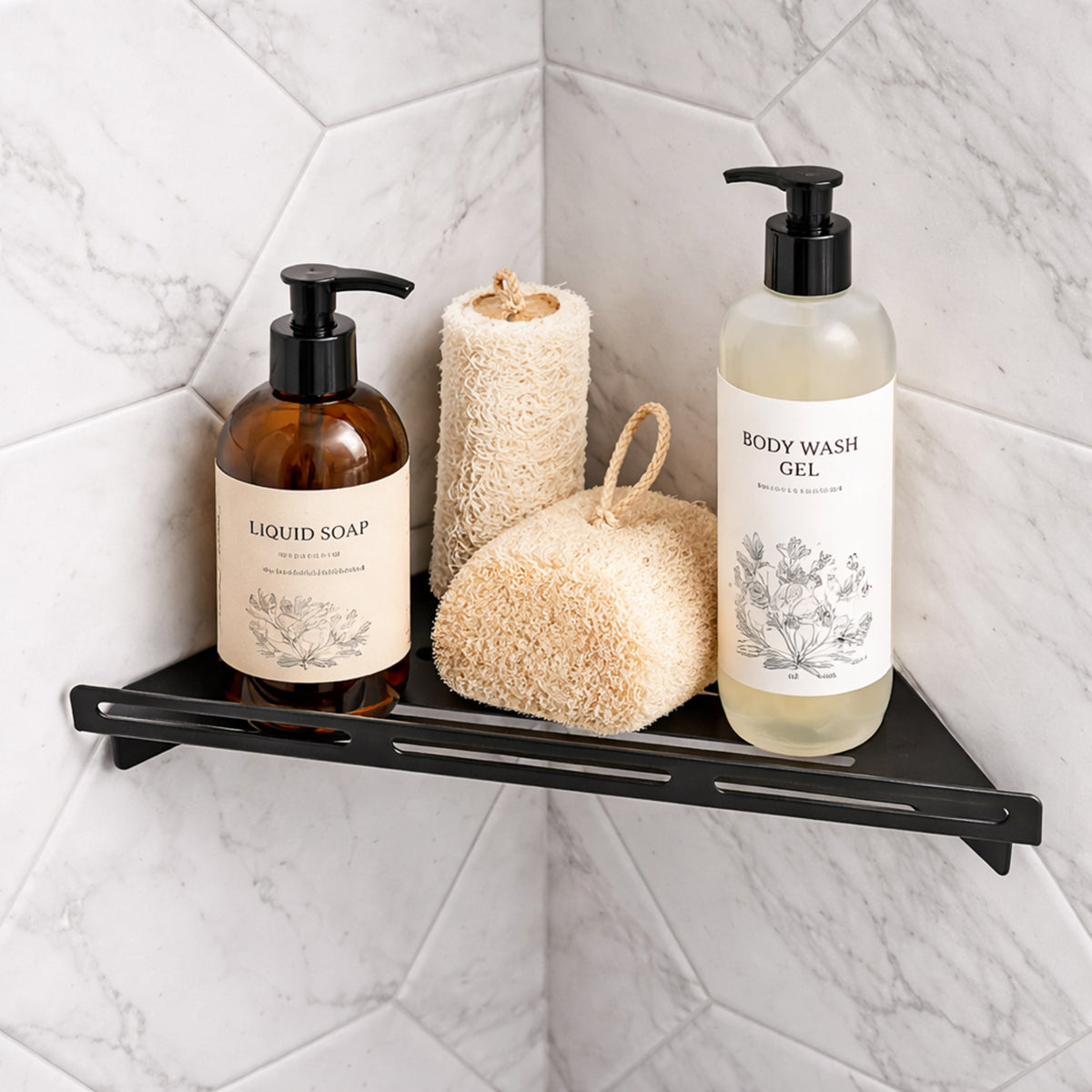 CORNER SHOWER SHELF